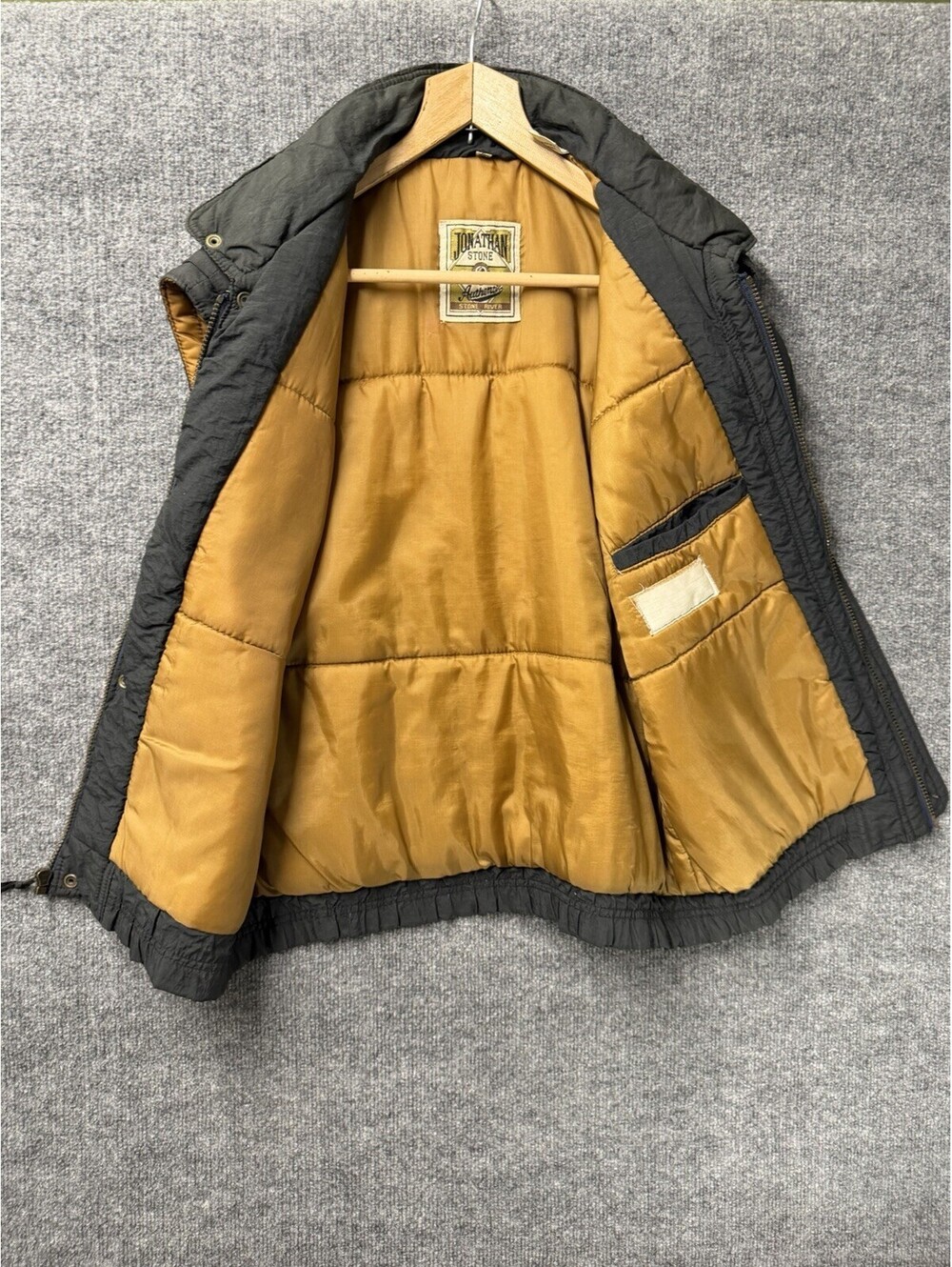 Vintage Jonathan Stone Utility Vest XL 18–20 Multi Pocket Outdoors Layer It